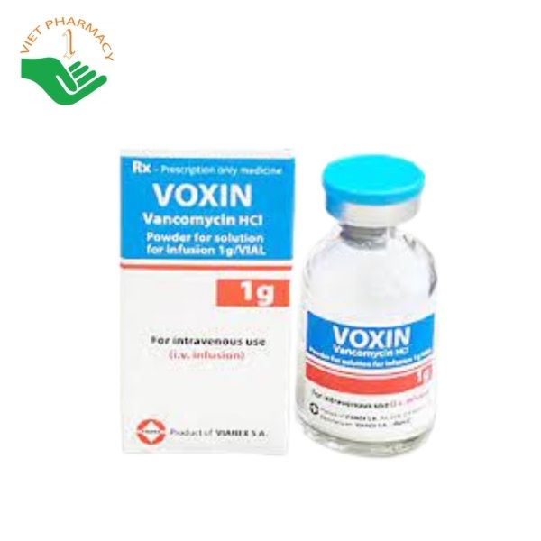 Thuốc kháng sinh điều trị nhiễm khuẩn, nấm toàn thân Voxin 1g